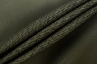 Репс костюмный хлопковый Приглушённо-зелёный IDT H10/3 E60 20112532