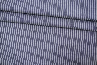 Рубашечный хлопок Сине-белый в полоску IDT Н5 А40 20112534