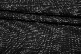 Костюмно-плательная поливискоза в клетку Чёрно-серая IDT H64 G50 20112535