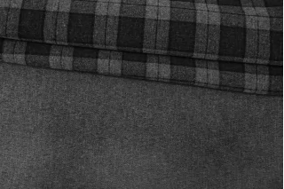 Двухслойная пальтово-костюмная шерсть Серая IDT H57 DD70 20112537