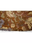 Жаккард гобелен хлопковый Цветы Желто-коричневый IDT H34/1 M60 20112539