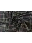 Костюмная поливискоза в клетку Серо-зелёная IDT H64 F40 20112541