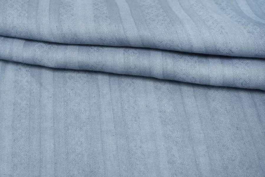 Лён жаккардовый плательный Голубой IDT H15/4 D00 20112546