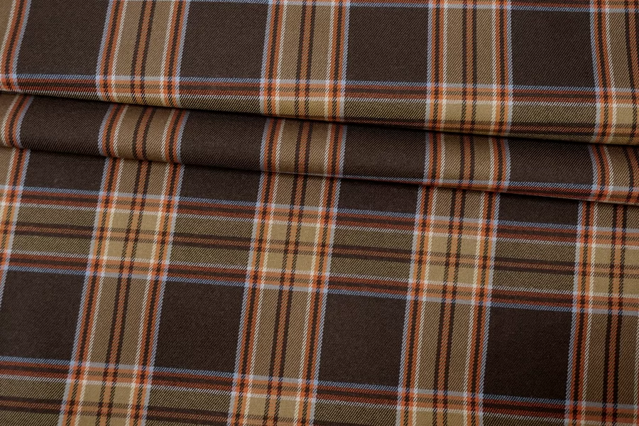 Поливискоза костюмно-плательная В клетку IDT H64 F30 20112561