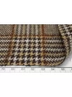 Костюмно-плательная шерсть Коричневая гусиная лапка и клетка IDT H60/2 FF30 20112575