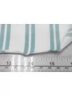 Плательно-рубашечный хлопок с тенселем Полоска бело-мятная H5 A30 15122502