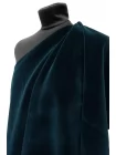 Бархат хлопковый костюмный REDAELLI  Петроль INS H19/3 K50 16052506