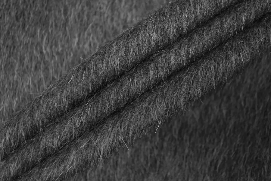 Пальтовая шерсть с альпакой Тёмно-серая BRS H56 BB70 17122521