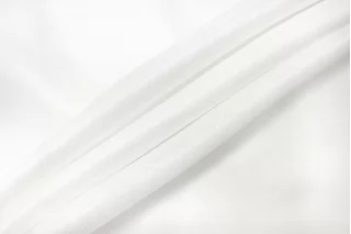 Хлопок с шелком сатиновый плательно-блузочный Белый BRS H4/1 O20 17122525