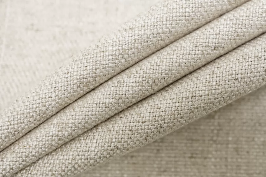 Твид костюмный лён с вискозой Светло-бежевый CVC H15 G20 19112506