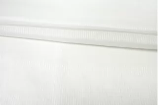 Хлопок со льном рубашечно-плательный в полоску Белый CVC H2/2 F30 19112539