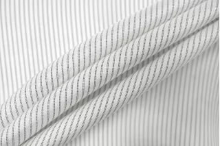 Подкладочная вискоза в полоску Черно-белая CVC H50\1 U11 19112562