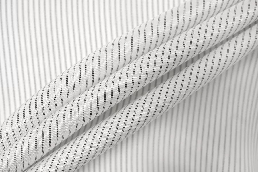 Подкладочная вискоза в полоску Черно-белая CVC H50\1 U11 19112562