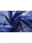 Батист вискоза с шелком Цветы Синий электрик IDT H2/3 N20 20112508