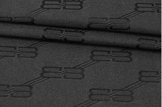 Хлопок канвас Balenciaga Темно-серый Н10/8 E66 20112543