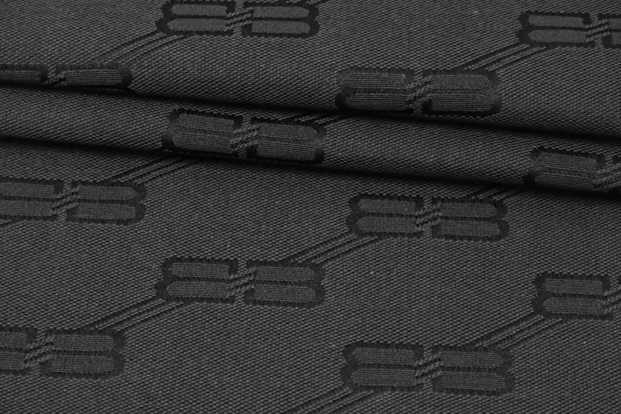 Хлопок канвас Balenciaga Темно-серый Н10/8 E66 20112543