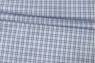 Рубашечный хлопок Голубой в клетку IDT H6 B50 20112568