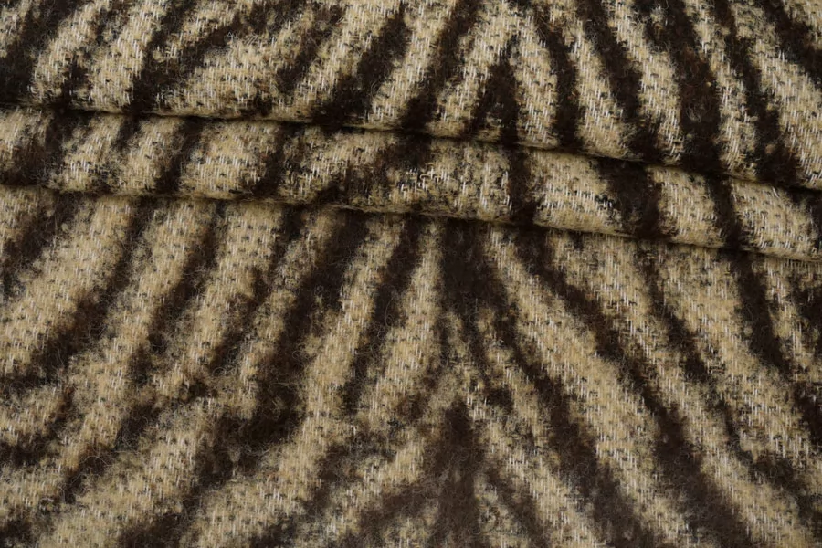 Пальтовая шерсть Коричневая абстракция IDT H57 EE70 20112572