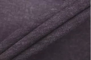 Трикотаж хлопковый с шерстью кулирка Приглушённо-фиолетовый CVC H49/2 PZ-30 20112585