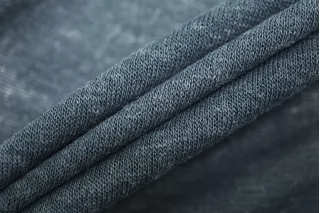 Трикотаж хлопковый с шерстью кулирка Приглушённо-бирюзовый CVC H49/2 PZ-30 20112587