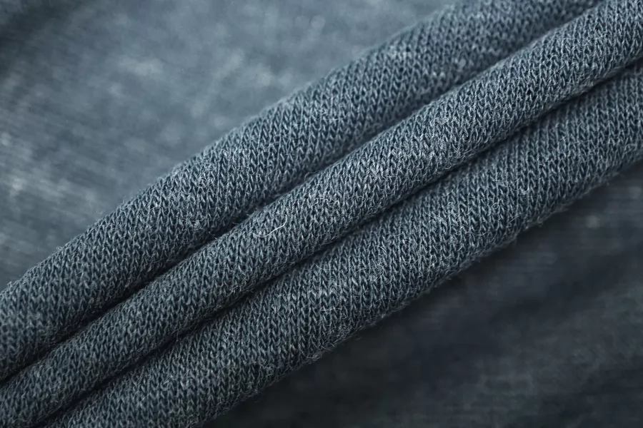 Трикотаж хлопковый с шерстью кулирка Приглушённо-бирюзовый CVC H49/2 PZ-30 20112587