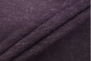 Трикотаж хлопковый с шерстью кулирка Припыленно-фиолетовый CVC H49/2 PZ-50 20112588