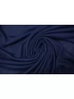 Трикотаж хлопковый с шерстью кулирка Тёмно-синий CVC H49/2 PZ-50 20112594