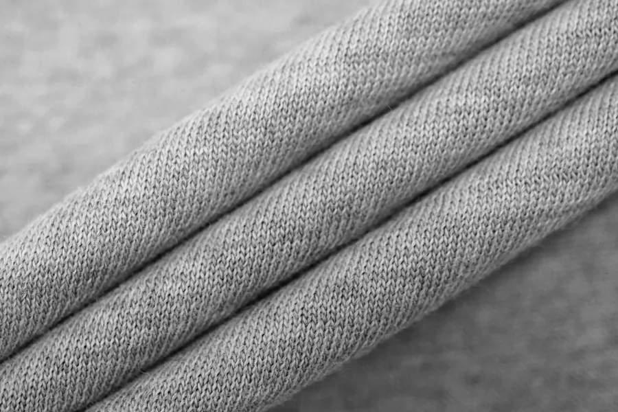 Трикотаж шерстяной кулирка Светло-серый CVC H49 PZ-50 20112595