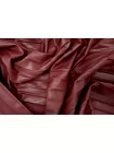 Экокожа плиссе на вискозе Бордовая CVC H17/4 LL30 21112502