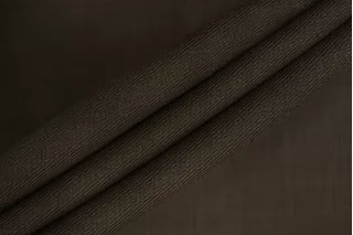 Костюмная шерсть двухслойная дабл Тёмно-коричневая CVC H59\6 HH30 21112518