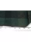 Фланель хлопковая рубашечная в клетку ALBINI Чёрно-зелёная CVC Н12 B70 21112521