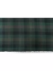 Фланель хлопковая рубашечная в клетку ALBINI Чёрно-зелёная CVC Н12 B70 21112521