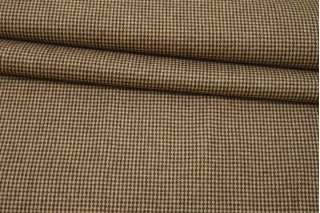 Фланель хлопковая костюмно-плательная Бежево-коричневая CVC Н12 B70 21112527