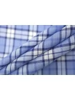 Рубашечный хлопок в клетку CANCLINI Сине-бело-голубой CVC H6/1 B40 21112542