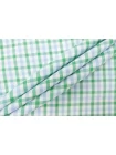 Рубашечный хлопок в клетку CANCLINI Белый с голубым и зелёным CVC H6/1 B30 21112544