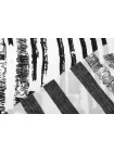 Рубашечный хлопок мерсеризованный Чёрно-белые полосы CVC H9 A77 21112545