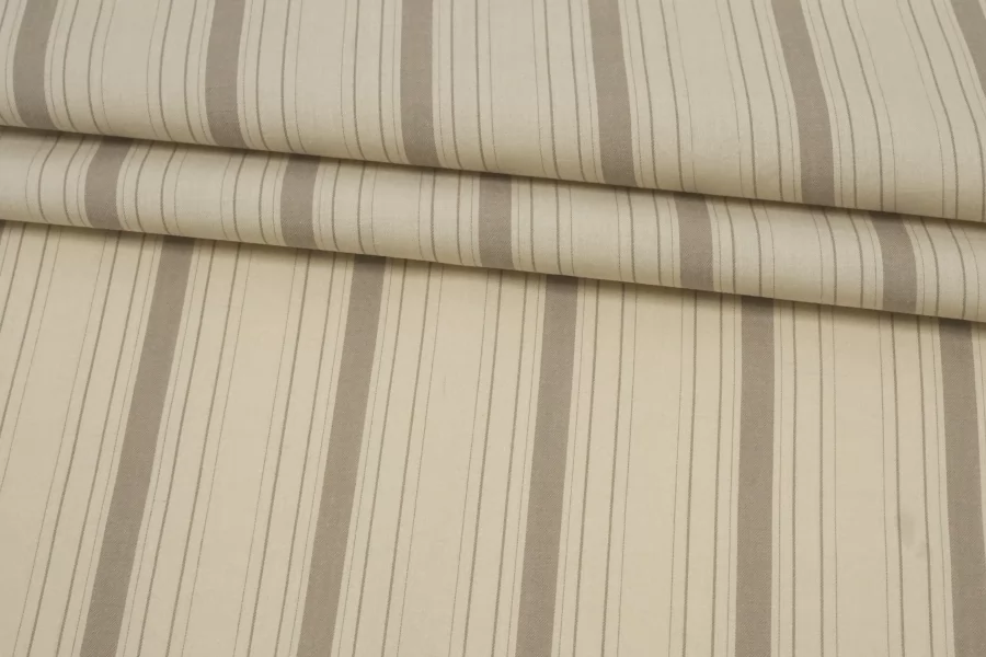 Рубашечный хлопок в полоску CANCLINI Бежевый CVC H5 A30 21112548