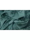 Вискоза креповая плательно-блузочная Приглушённо-бирюзовая CVC H21/8 j40 21112566