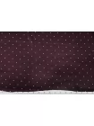 Атласная вискоза плательная в горошек Сливовая CVC H21/4 i70 21112575