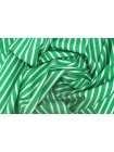 Рубашечный хлопок мерсеризованный MAX MARA Бело-зеленый в полоску MM Н00 EE55 14042516