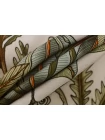 Вискоза креповая MAX MARA Цветы на бежевом MM H00 FF22 14042565