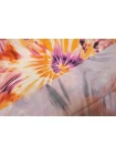 Вискоза плательная Тай-дай оранжево-фиолетовый SMF H21/13 G40 15052520