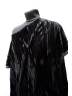 Бархат вискозный на шелке креш YVES SAINT LAURENT Чёрный INS H19/9 K30 16052504
