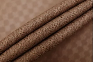 Рубашечный хлопок жаккардовый Коричневый BL H4/4 C60 18032535
