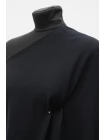 Костюмная шерсть со льном Чёрная BL H59/6 GG60 18032550