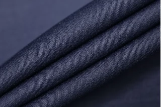 Костюмно-плательная шерсть би-стрейч Тёмно-синяя BL H59/5 GG40 18032551