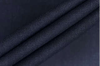 Костюмно-плательная шерсть LORO PIANA Тёмно-синяя BL H59/5 GG30 18032561