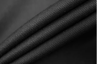 Костюмно-плательная шерсть LORO PIANA Чёрная BL H59/6 GG40 18032563