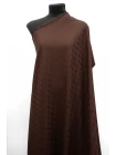 Жаккард шерстяной костюмный AMIRI Тёмно-коричневый BNC H59/2 HH40 21052521
