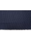 Костюмная шерсть в полоску Тёмно-синяя BNC H60/4 FF00 21052533